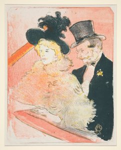 Au konseri (Konserde) by Henri de Toulouse Lautrec