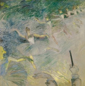 Bale Dansçıları. 1885/86 by Henri de Toulouse Lautrec