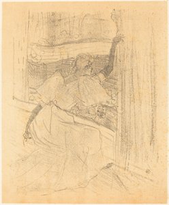 Seyircinin önünde eğilmek (Saluant le public) by Henri de Toulouse Lautrec