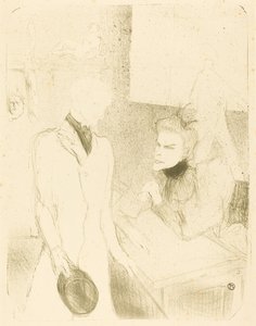 Brandes ve Le Bargy "Cabotins"de by Henri de Toulouse Lautrec