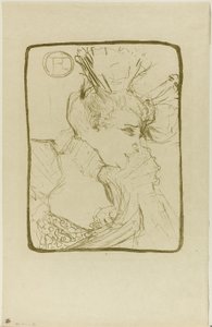 Matmazel Marcelle Büstü by Henri de Toulouse Lautrec