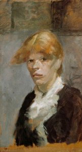 Kızıl saçlı Carmen by Henri de Toulouse Lautrec