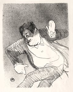 Caudieux, 1893. by Henri de Toulouse Lautrec