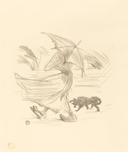 Yağmur Ne Diyor, 1895. by Henri de Toulouse Lautrec