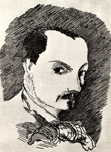 Charles Baudelaire 1821-1867 by Henri de Toulouse Lautrec