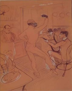 dans eden çikolata by Henri de Toulouse Lautrec