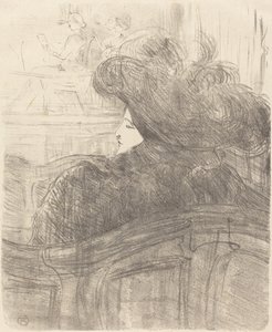 Cleo de Merode, 1896. by Henri de Toulouse Lautrec