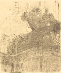 Cleo de Merode, 1896. by Henri de Toulouse Lautrec