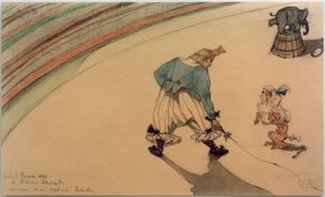 Palyaço eğitmeni by Henri de Toulouse Lautrec
