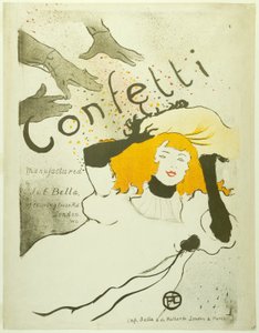 Konfeti by Henri de Toulouse Lautrec