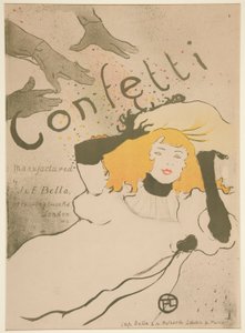 Konfeti by Henri de Toulouse Lautrec