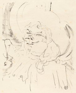 Yaşlı Coquelin Coquelin aine, 1896. by Henri de Toulouse Lautrec