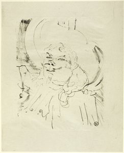 Treize Litografilerinden Yaşlı Coquelin by Henri de Toulouse Lautrec