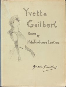 Kapak, Yvette Guilbert by Henri de Toulouse Lautrec