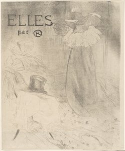 Elles için kapak by Henri de Toulouse Lautrec