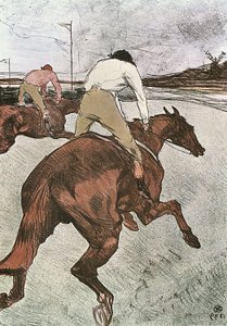 jokey by Henri de Toulouse Lautrec