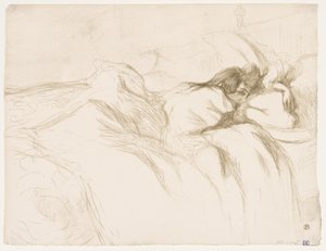 Elles: Uyuyan Kadın by Henri de Toulouse Lautrec