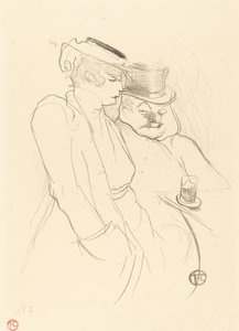 kırk içinde by Henri de Toulouse Lautrec