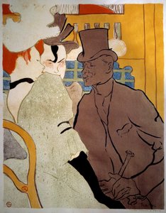 Henri de Toulouse Lautrec (1864-1901) 1892 Sun tarafından Moulin Rouge Litografisinde İngilizce. 0.47x0.37 m Albi, Toulouse Lautrec Müzesi by Henri de Toulouse Lautrec