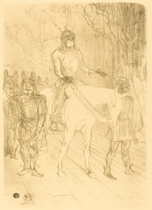 "Chilperic" de Brasseur girişi by Henri de Toulouse Lautrec