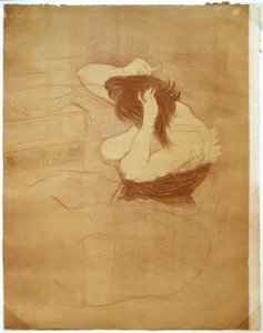 Kadın penye, Kuaförlük by Henri de Toulouse Lautrec