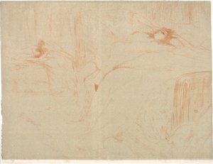 Sırtındaki Kadın, Yorgunluk by Henri de Toulouse Lautrec