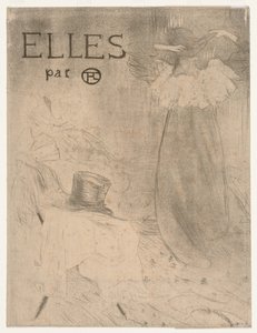Elles Cephesi için Klasör by Henri de Toulouse Lautrec