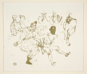 Footit ve Çikolata by Henri de Toulouse Lautrec