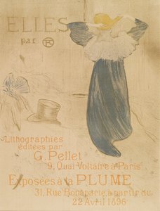 Elles için kapak, 1896 by Henri de Toulouse Lautrec