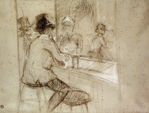 Cin Kokteyli by Henri de Toulouse Lautrec