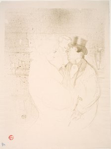 Ida Heath ve Bar by Henri de Toulouse Lautrec
