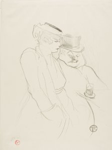 Kırklarında by Henri de Toulouse Lautrec