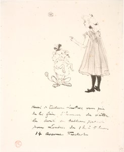 Bir sergiye davet by Henri de Toulouse Lautrec