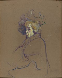 Jane Avril, 1892. by Henri de Toulouse Lautrec