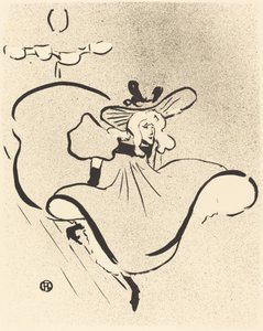 Jane Avril, 1893. by Henri de Toulouse Lautrec