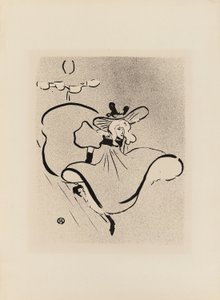 Jane Avril, Le Café-Concert'tan by Henri de Toulouse Lautrec