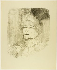 Jeanne Granier, Treize Litografilerinden by Henri de Toulouse Lautrec