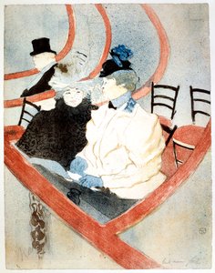 La Grande Loge Kraliyet Kutusu, 1896-1897 by Henri de Toulouse Lautrec