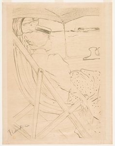 54 Yolcusu, 1896. by Henri de Toulouse Lautrec