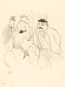 Moulin-Rouge Kökü, 1894. by Henri de Toulouse Lautrec