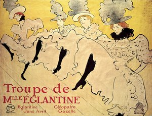 Matmazel Eglantine Topluluğu, 1895., 1895. by Henri de Toulouse Lautrec