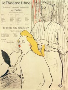 saç modeli by Henri de Toulouse Lautrec