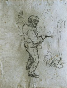 Son damla. Çizim Henri de Toulouse-Lautrec (Toulouse Lautrec) by Henri de Toulouse Lautrec