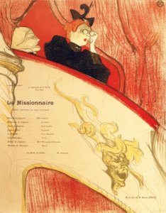 Altın mascrondaki köşk by Henri de Toulouse Lautrec