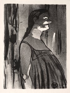 Kafe-konser: Abdala Hanım by Henri de Toulouse-Lautrec