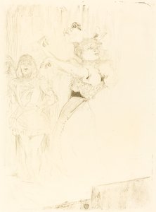 Borç Veren "Chilperic" de Bolero Dansı by Henri de Toulouse Lautrec
