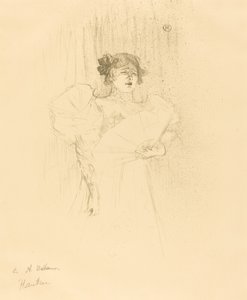 Luce Myres Tam Yüz by Henri de Toulouse Lautrec
