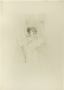 Luce Myres, Önden Görünüm by Henri de Toulouse Lautrec