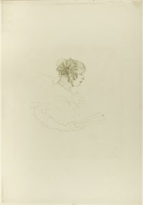 Luce Myrès, Profilde by Henri de Toulouse Lautrec