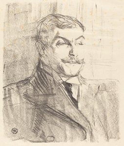 Lucien Guitry, 1896. by Henri de Toulouse Lautrec